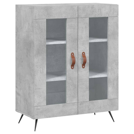 Dressoir 69,5x34x90 cm bewerkt hout betongrijs - AllerleiShop