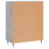 Dressoir 69,5x34x90 cm bewerkt hout betongrijs - AllerleiShop