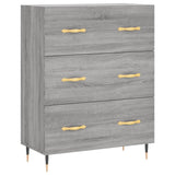 Dressoir 69,5x34x90 cm bewerkt hout grijs sonoma eikenkleurig - AllerleiShop