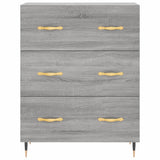 Dressoir 69,5x34x90 cm bewerkt hout grijs sonoma eikenkleurig - AllerleiShop