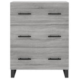 Dressoir 69,5x34x90 cm bewerkt hout grijs sonoma eikenkleurig - AllerleiShop