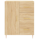 Dressoir 69,5x34x90 cm bewerkt hout sonoma eikenkleurig - AllerleiShop