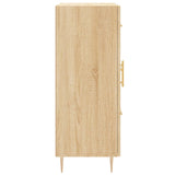 Dressoir 69,5x34x90 cm bewerkt hout sonoma eikenkleurig - AllerleiShop