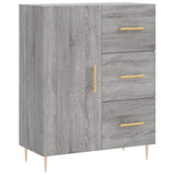 Dressoir 69,5x34x90 cm bewerkt hout grijs sonoma eikenkleurig - AllerleiShop