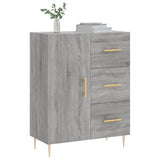 Dressoir 69,5x34x90 cm bewerkt hout grijs sonoma eikenkleurig - AllerleiShop