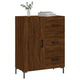 Dressoir 69,5x34x90 cm bewerkt hout bruin eikenkleur - AllerleiShop