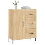 Dressoir 69,5x34x90 cm bewerkt hout sonoma eikenkleurig - AllerleiShop