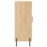 Dressoir 69,5x34x90 cm bewerkt hout sonoma eikenkleurig - AllerleiShop