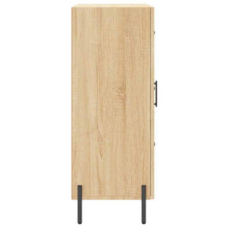 Dressoir 69,5x34x90 cm bewerkt hout sonoma eikenkleurig - AllerleiShop