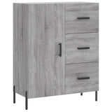 Dressoir 69,5x34x90 cm bewerkt hout grijs sonoma eikenkleurig - AllerleiShop