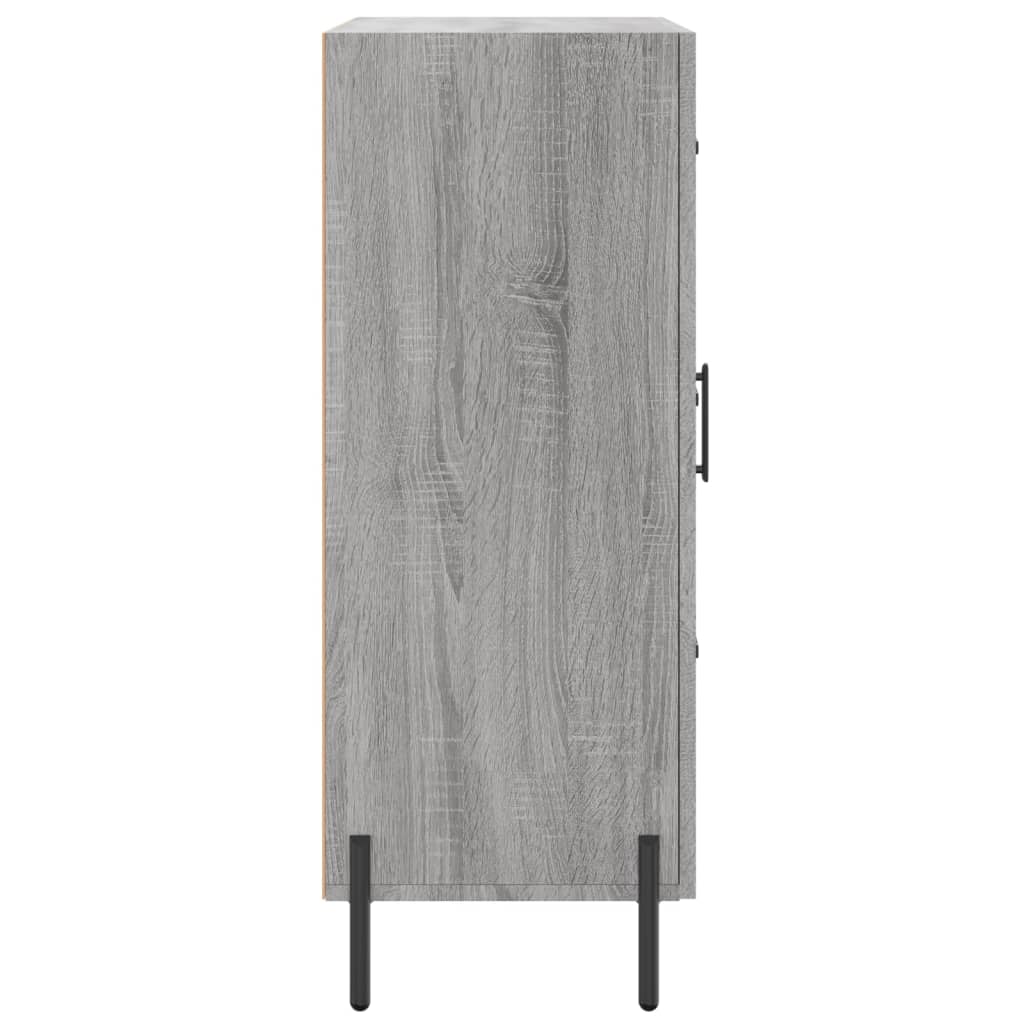 Dressoir 69,5x34x90 cm bewerkt hout grijs sonoma eikenkleurig - AllerleiShop