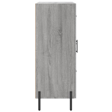 Dressoir 69,5x34x90 cm bewerkt hout grijs sonoma eikenkleurig - AllerleiShop