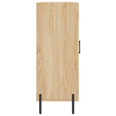 Dressoir 69,5x34x90 cm bewerkt hout sonoma eikenkleurig