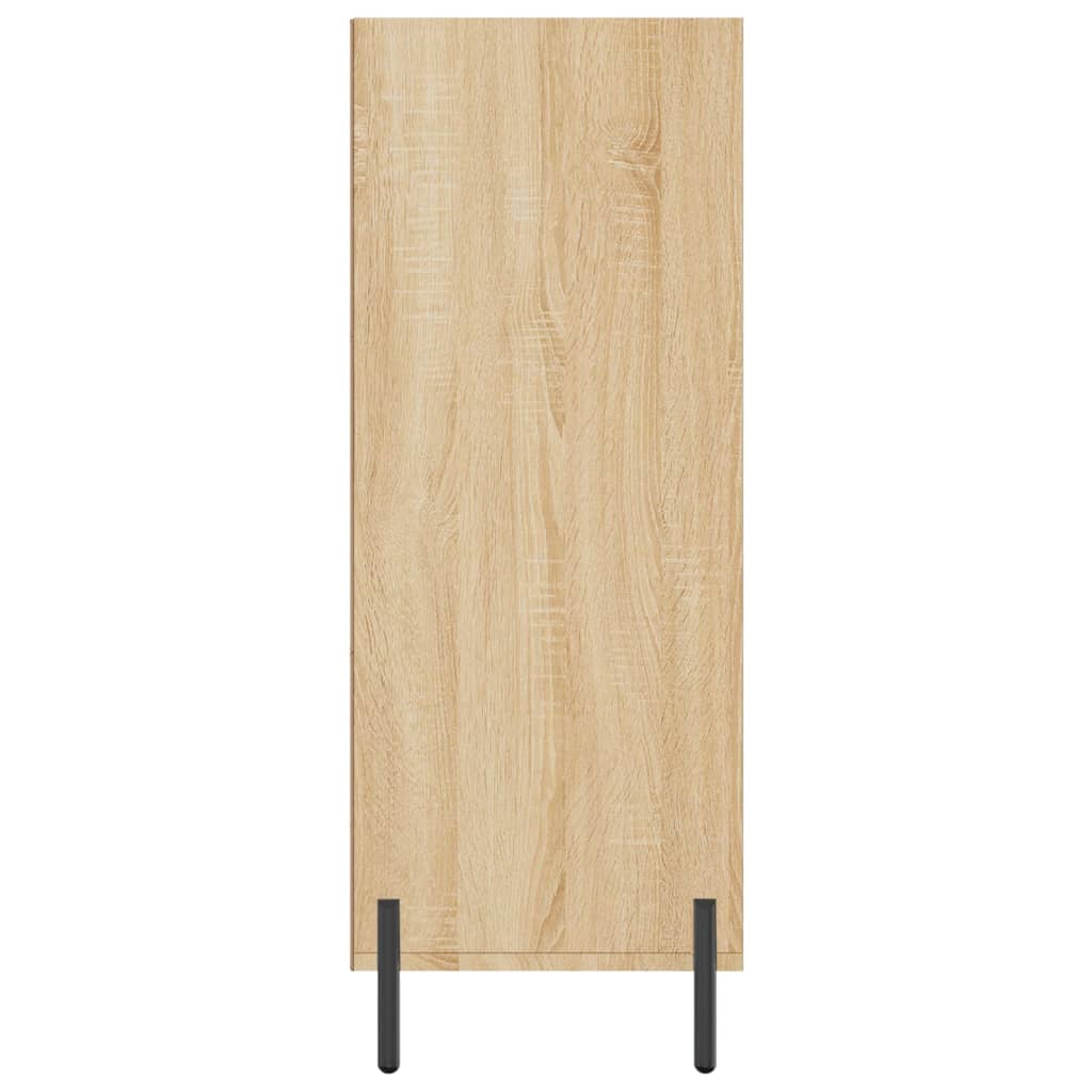 Schappenkast 69,5x32,5x90 cm bewerkt hout sonoma eikenkleurig