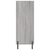 Schappenkast 69,5x32,5x90 cm bewerkt hout grijs sonoma eiken