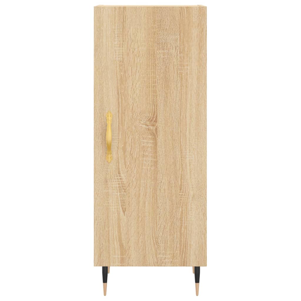 Dressoir 34,5x34x90 cm bewerkt hout sonoma eiken