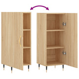 Dressoir 34,5x34x90 cm bewerkt hout sonoma eiken