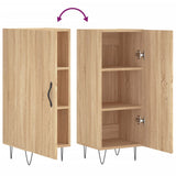 Dressoir 34,5x34x90 cm bewerkt hout sonoma eiken