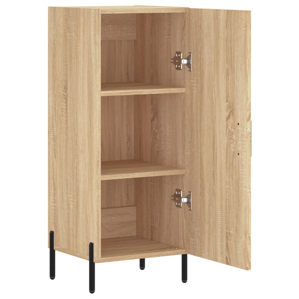 Dressoir 34,5x34x90 cm bewerkt hout sonoma eiken