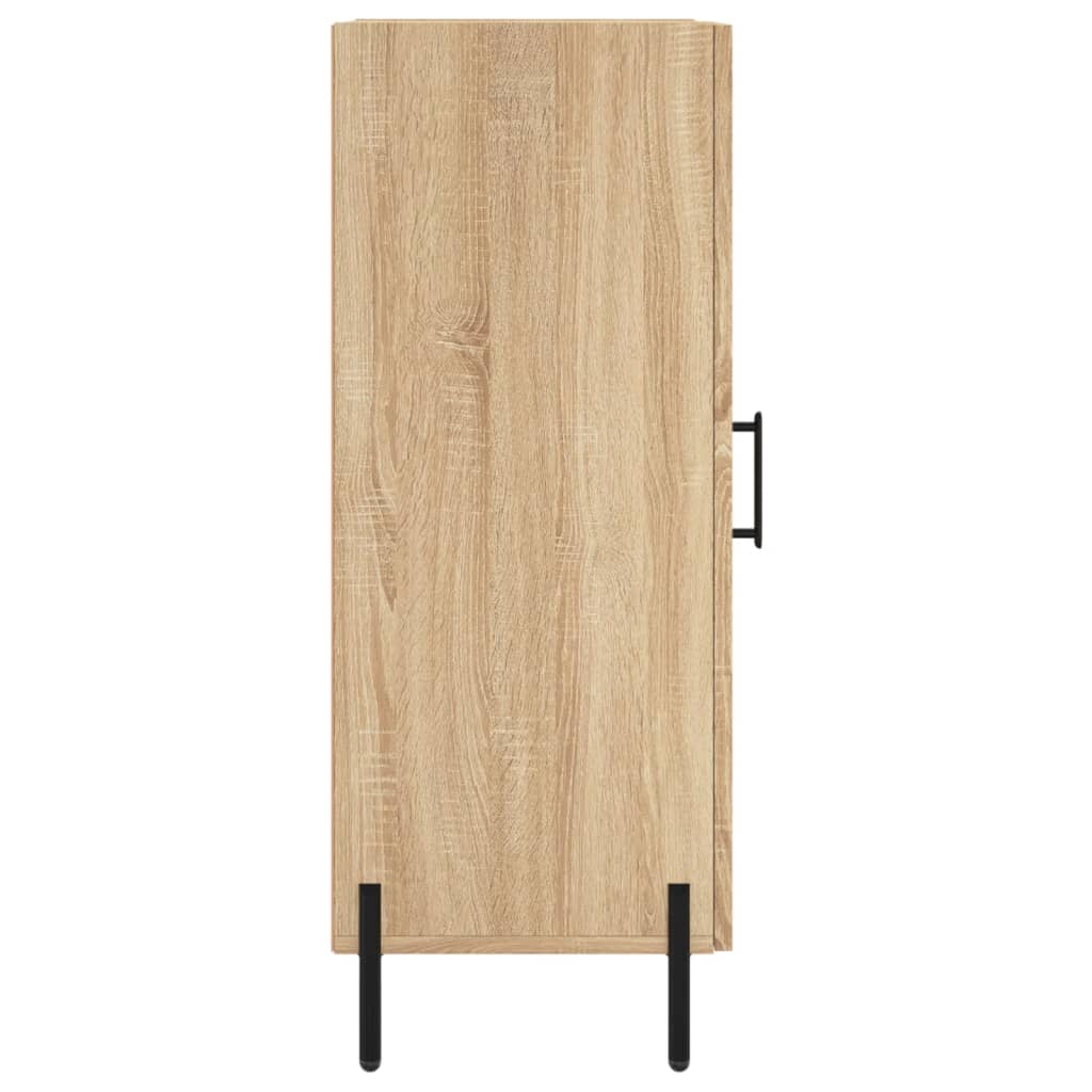 Dressoir 34,5x34x90 cm bewerkt hout sonoma eiken