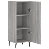 Dressoir 34,5x34x90 cm bewerkt hout grijs sonoma eikenkleurig