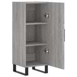 Dressoir 34,5x34x90 cm bewerkt hout grijs sonoma eikenkleurig