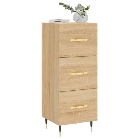 Dressoir 34,5x34x90 cm bewerkt hout sonoma eiken