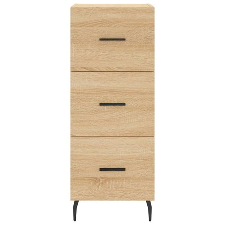 Dressoir 34,5x34x90 cm bewerkt hout sonoma eiken