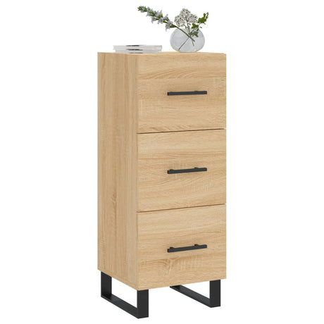 Dressoir 34,5x34x90 cm bewerkt hout sonoma eiken