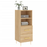 Dressoir 34,5x34x90 cm bewerkt hout sonoma eiken