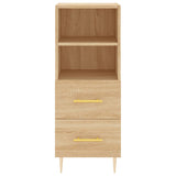 Dressoir 34,5x34x90 cm bewerkt hout sonoma eiken