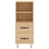 Dressoir 34,5x34x90 cm bewerkt hout sonoma eiken