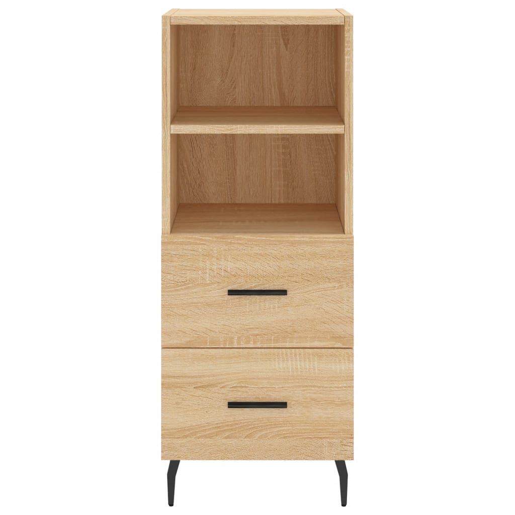 Dressoir 34,5x34x90 cm bewerkt hout sonoma eiken