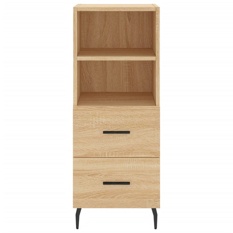 Dressoir 34,5x34x90 cm bewerkt hout sonoma eiken