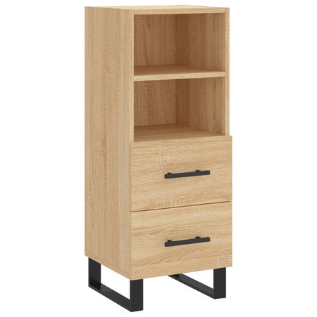 Dressoir 34,5x34x90 cm bewerkt hout sonoma eiken