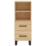 Dressoir 34,5x34x90 cm bewerkt hout sonoma eiken