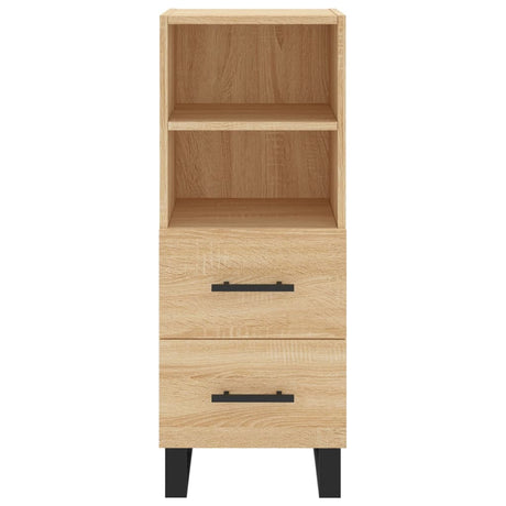 Dressoir 34,5x34x90 cm bewerkt hout sonoma eiken