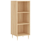 Dressoir 34,5x32,5x90 cm bewerkt hout sonoma eikenkleurig