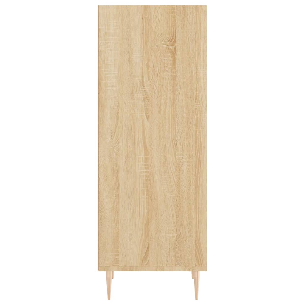 Dressoir 34,5x32,5x90 cm bewerkt hout sonoma eikenkleurig