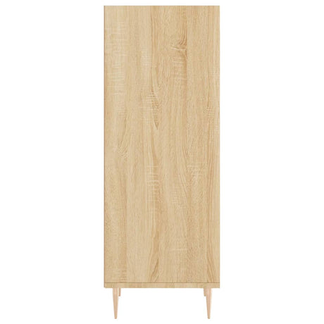 Dressoir 34,5x32,5x90 cm bewerkt hout sonoma eikenkleurig