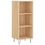 Dressoir 34,5x32,5x90 cm bewerkt hout sonoma eikenkleurig