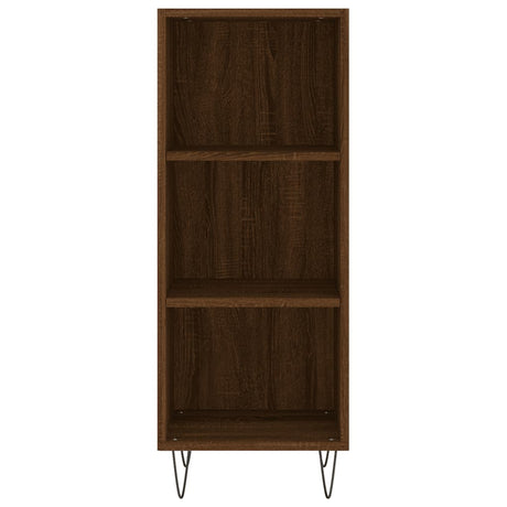 Dressoir 34,5x32,5x90 cm bewerkt hout bruin eikenkleur