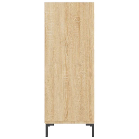 Dressoir 34,5x32,5x90 cm bewerkt hout sonoma eikenkleurig