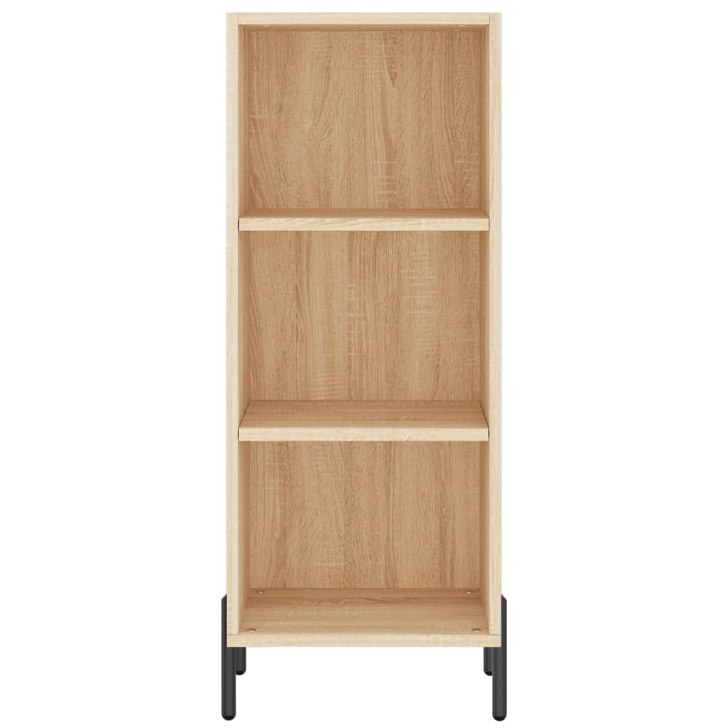 Dressoir 34,5x32,5x90 cm bewerkt hout sonoma eikenkleurig