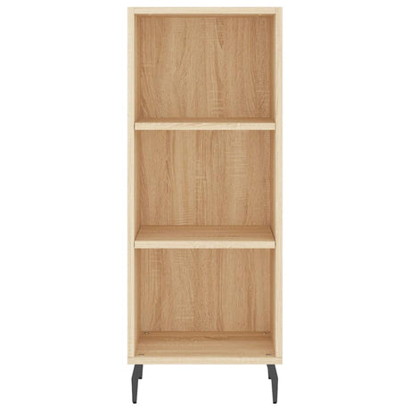 Dressoir 34,5x32,5x90 cm bewerkt hout sonoma eikenkleurig