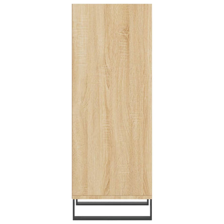 Dressoir 34,5x32,5x90 cm bewerkt hout sonoma eikenkleurig