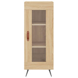 Dressoir 34,5x34x90 cm bewerkt hout sonoma eiken