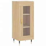 Dressoir 34,5x34x90 cm bewerkt hout sonoma eiken