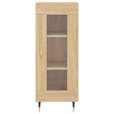 Dressoir 34,5x34x90 cm bewerkt hout sonoma eiken