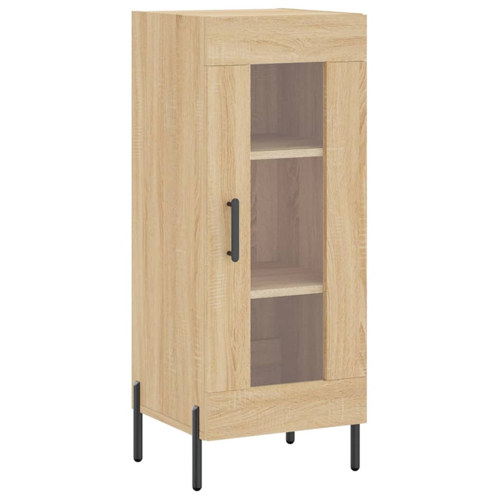 Dressoir 34,5x34x90 cm bewerkt hout sonoma eiken